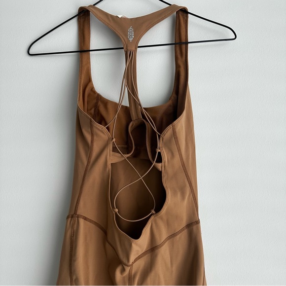 Free People fp Movement Nirvana Now Onesie Tan XSmall - Picture 6 of 7